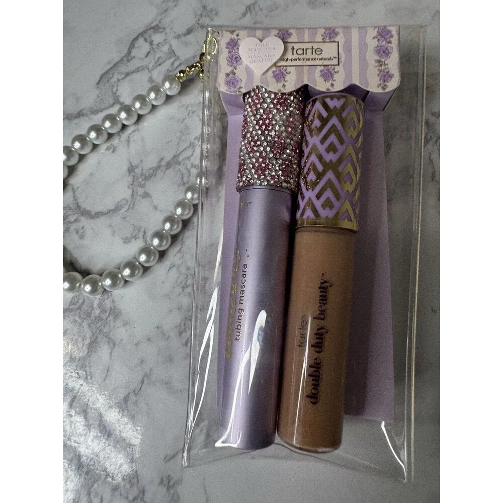 tarte Shape Tape Creamy Concealer 42S Tan Sand + Mascara Duo Full Coverage